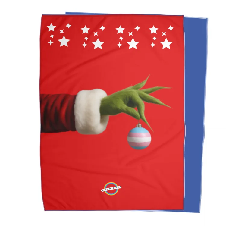 Plaid matrimoniale Trans Grinch