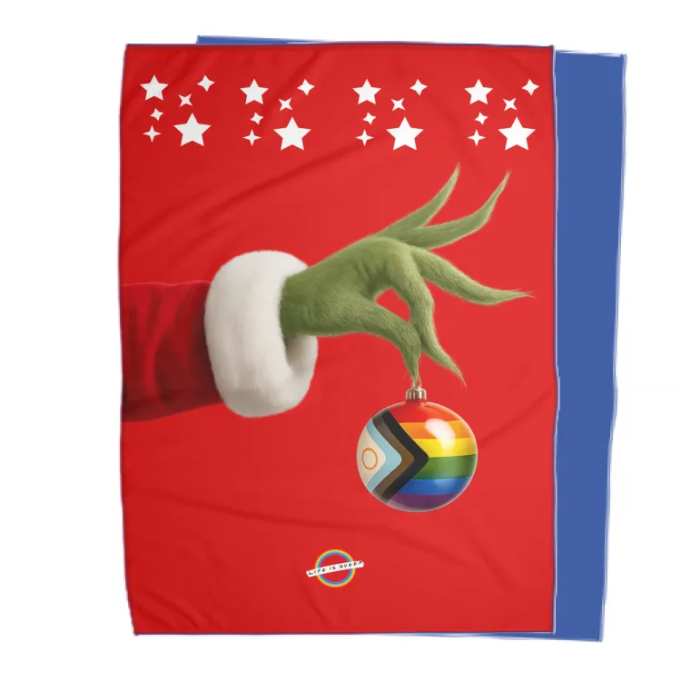 Plaid matrimoniale Pride Grinch
