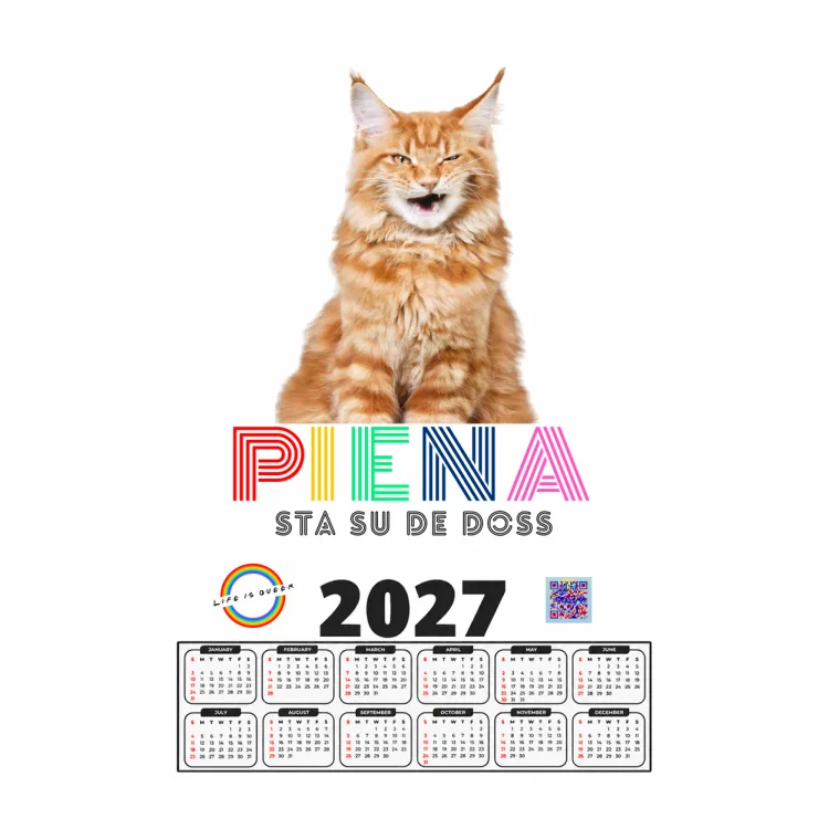 Calendario 2026 Piena gatto