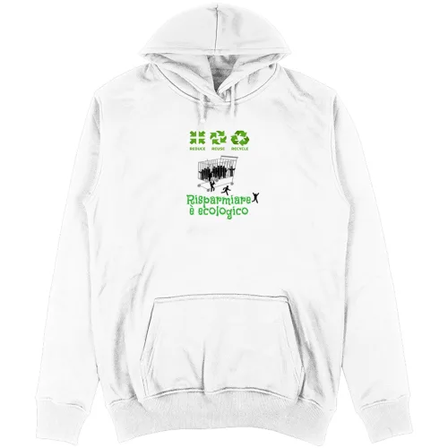 Felpa Unisex con Cappuccio