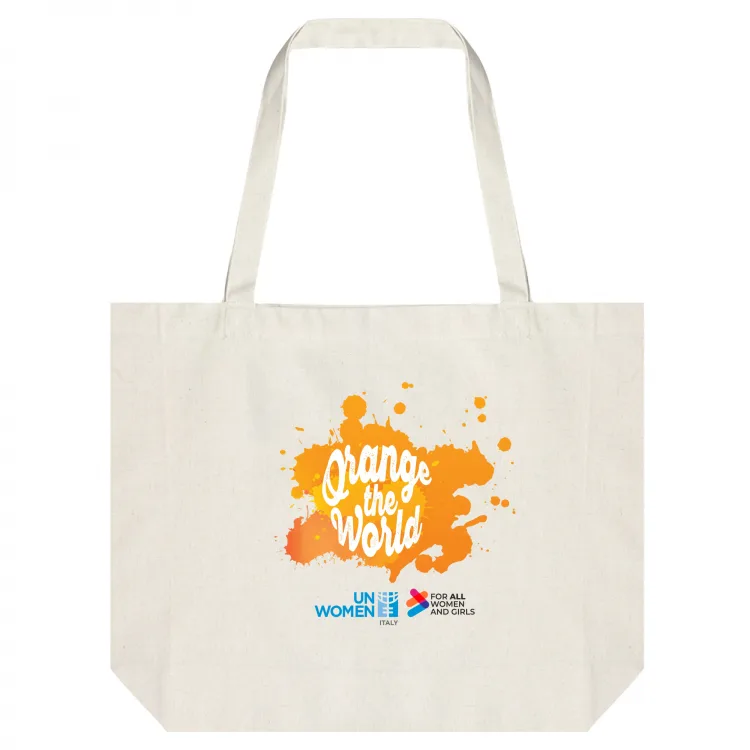 Shopper Canapa Orange the World