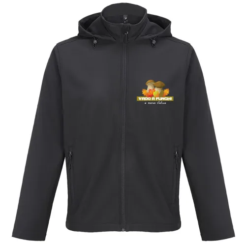 Giacca con Cappuccio Softshell