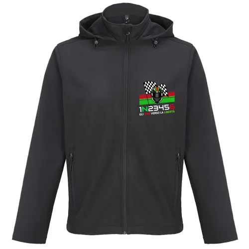 SOFTSHELL CON CAPPUCCIO - STEP VERSO LA LIBERTA