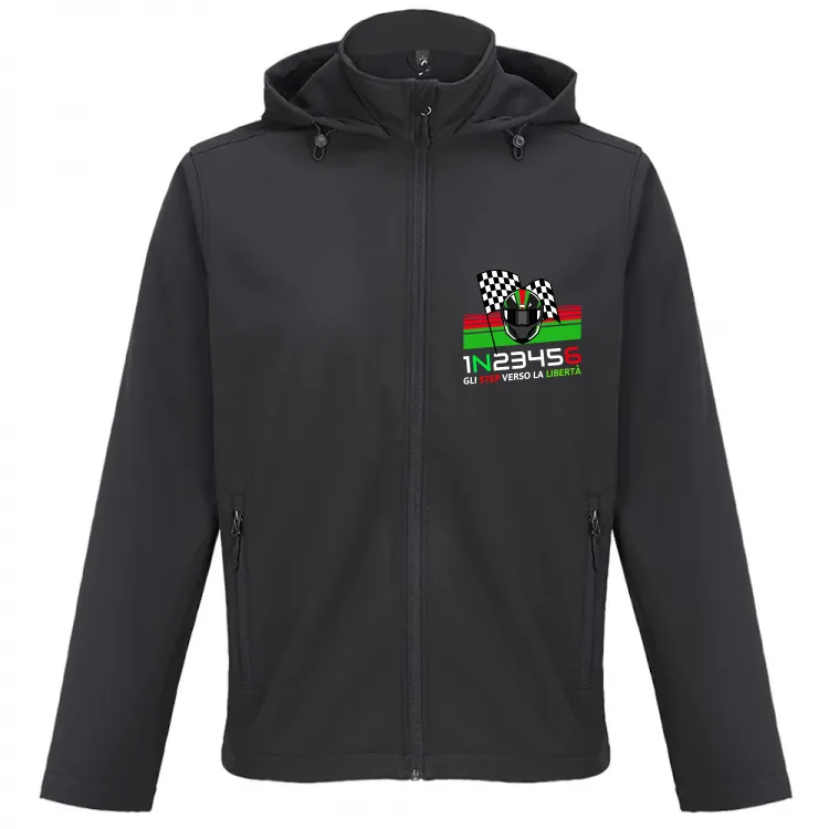 SOFTSHELL CON CAPPUCCIO - STEP VERSO LA LIBERTA