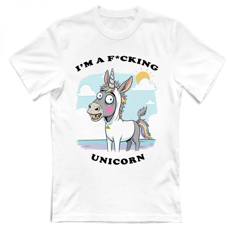 FUCKING UNICORN la maglietta