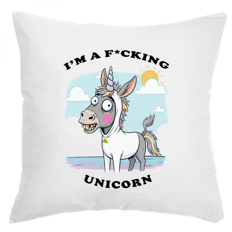 FUCKING UNICORN il cuscino