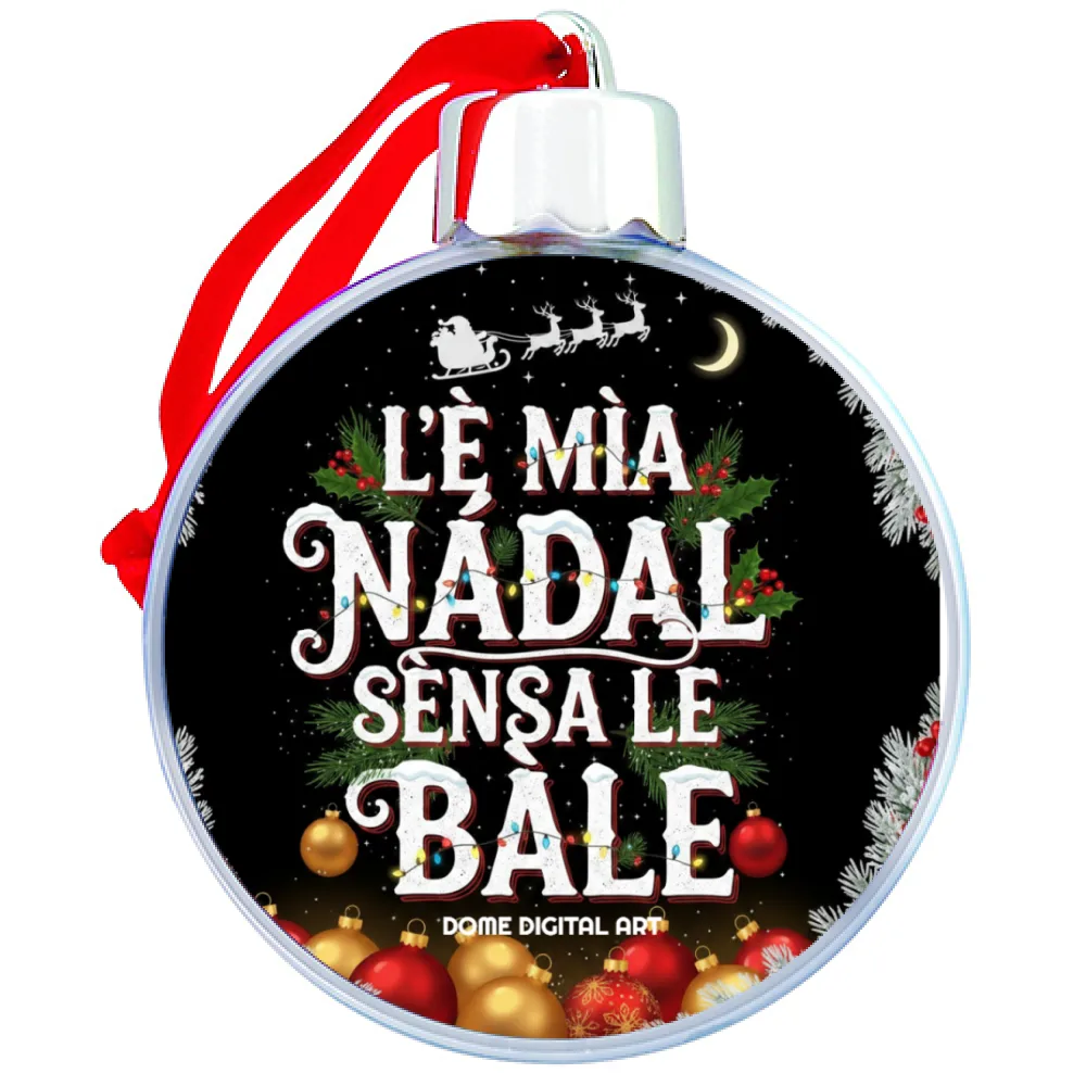 Palla di Natale Dialetto Bresciano sensa bal5