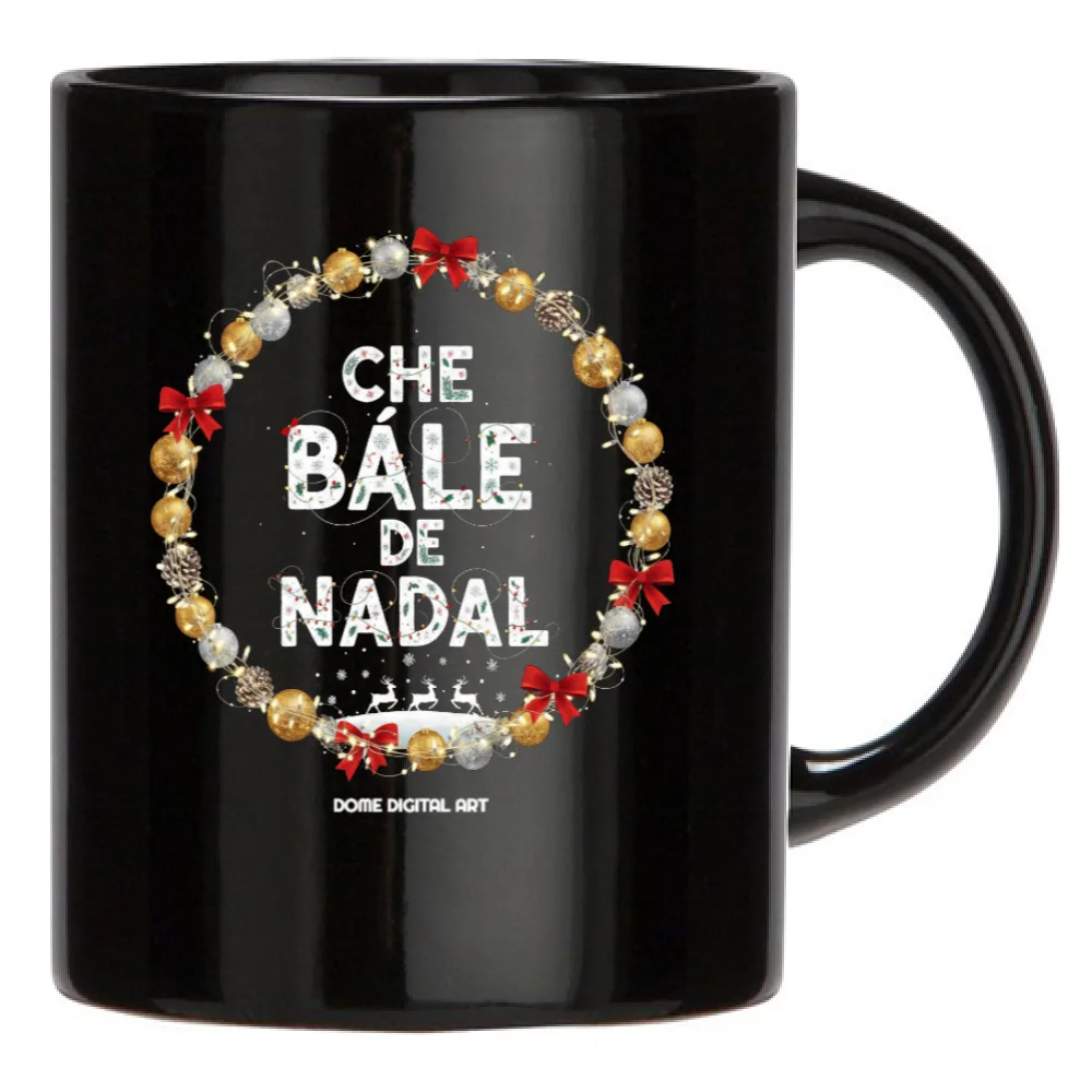 Tazza Dialetto Bresciano che bale de nadal 1
