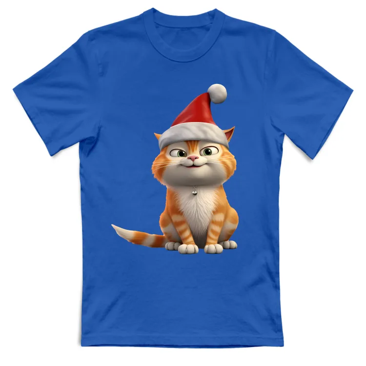 tshirt (unisex) "christmas cat"
