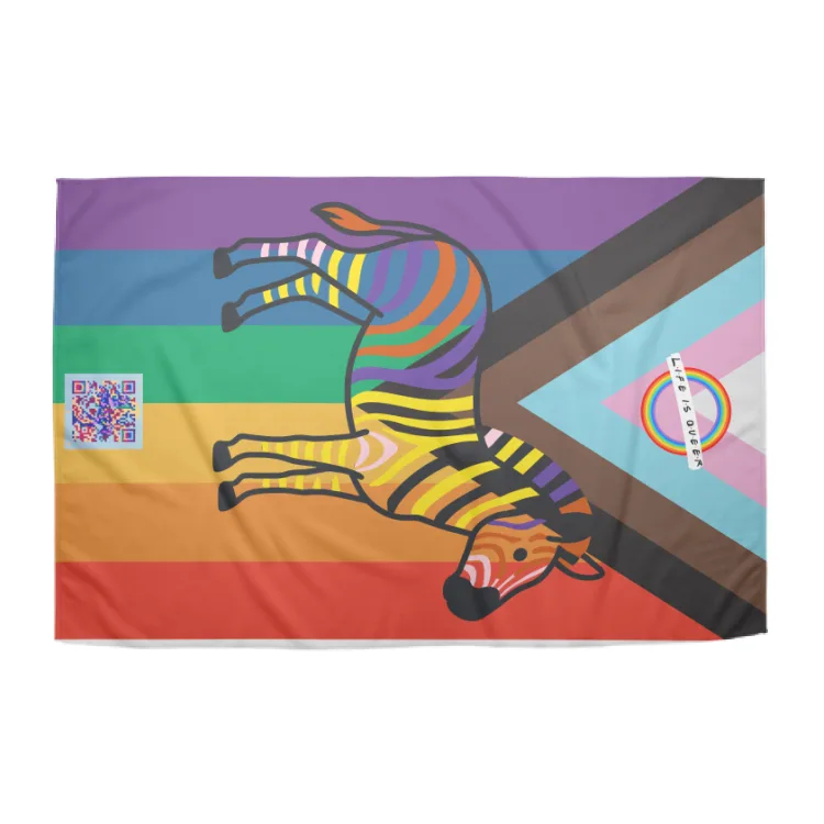 Plaid zebra Queer