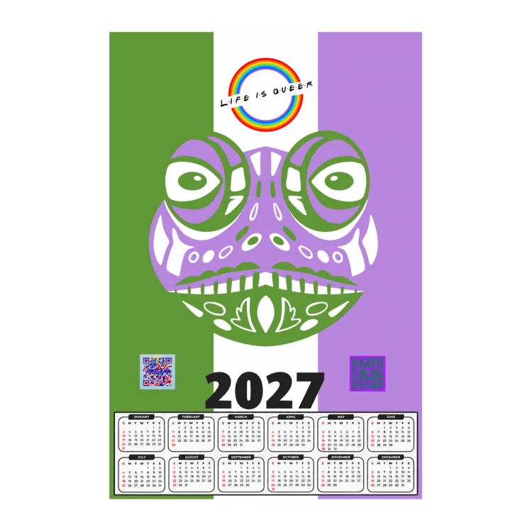Calendario 2026 Genderqueer
