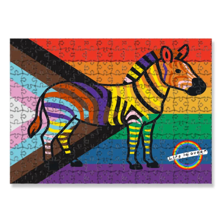 Puzzle zebra queer