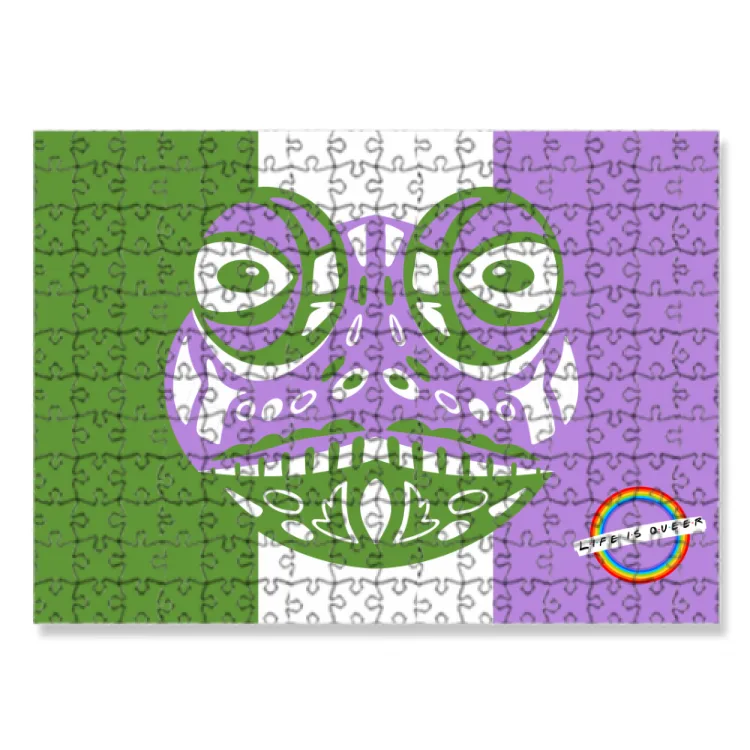 Puzzle mascotte Genderqueer