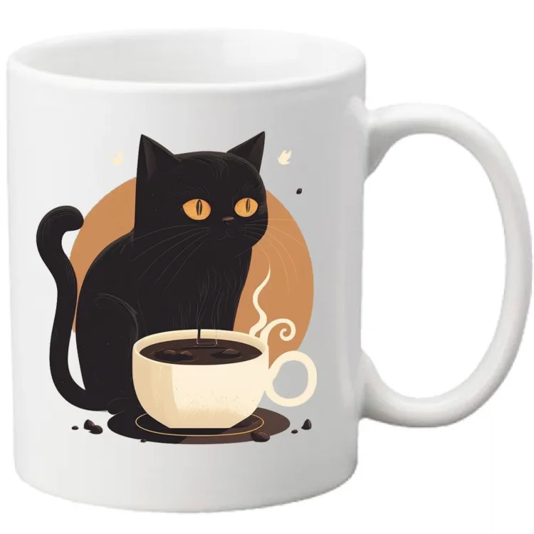 mug "cats and coffee"