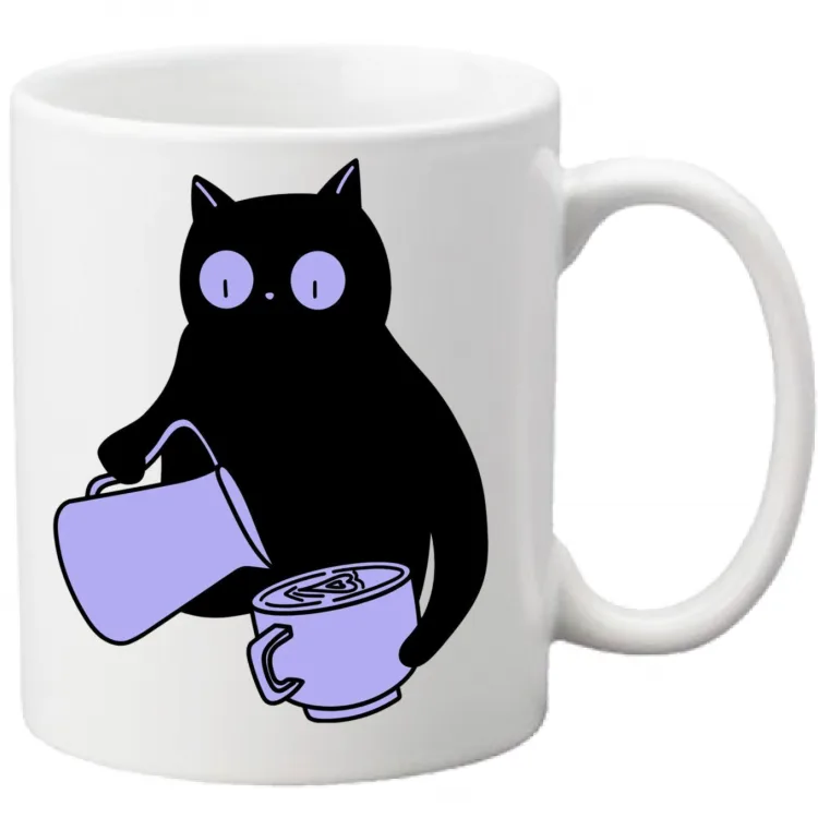 mug "cats and coffee"