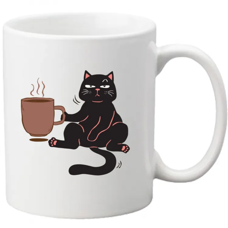 mug "cats and coffee"