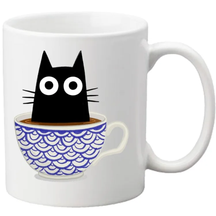 mug "cats and coffee"