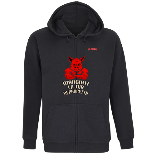 Felpa Premium Cappuccio Zip