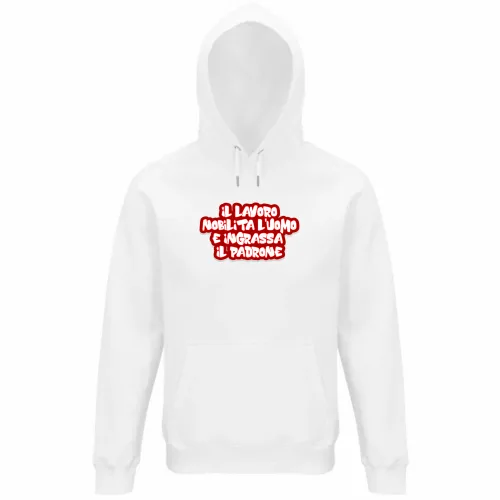 Felpa Organica Unisex Cappuccio