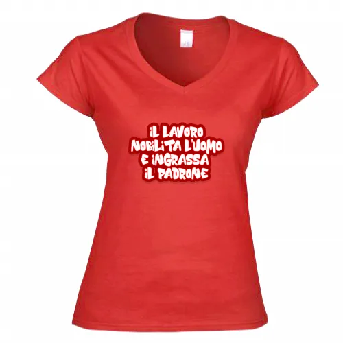 T-Shirt Donna Scollo V