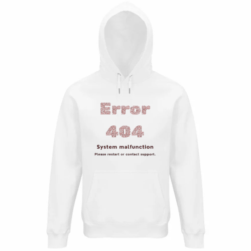 Felpa Organica Unisex Cappuccio