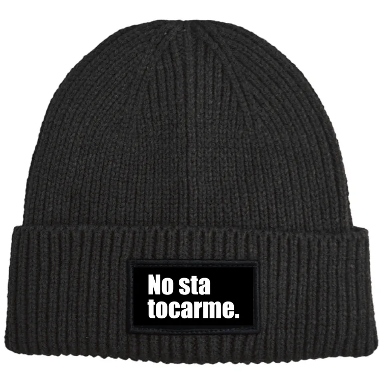 NO STA TOCARME-berretto