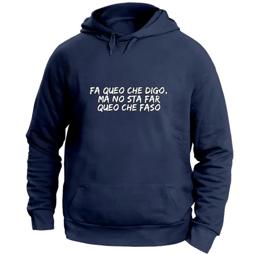 Felpa Unisex con Cappuccio Large