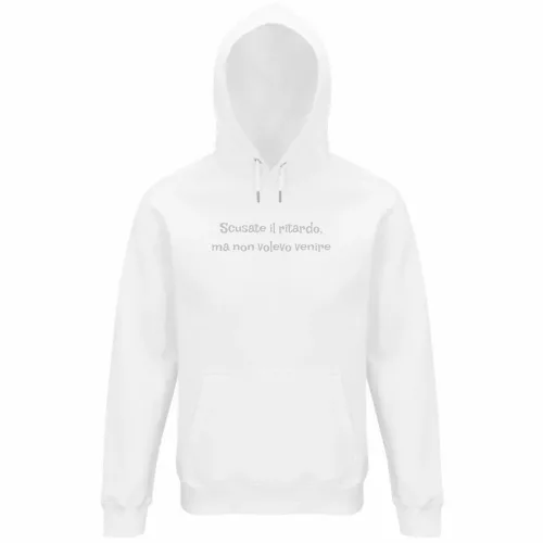 Felpa Organica Unisex Cappuccio