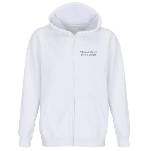 Felpa Premium Cappuccio Zip