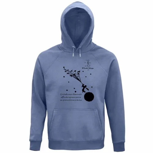 Felpa Organica Unisex Cappuccio