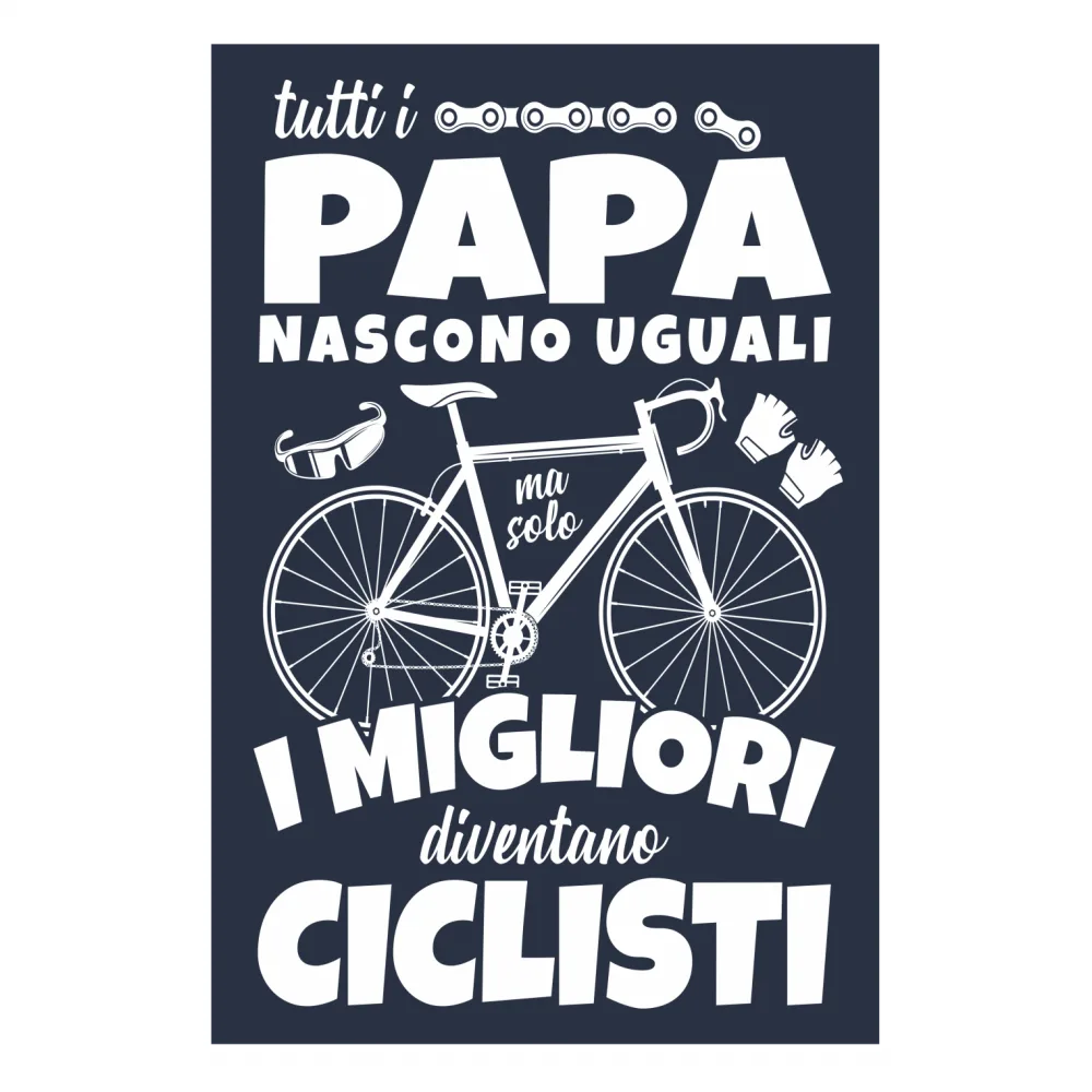 Papà Ciclisti Canvas