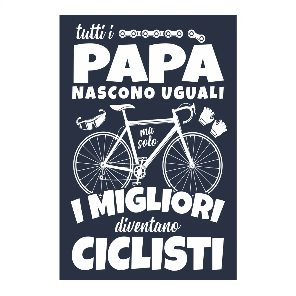Papà Ciclisti Canvas
