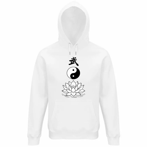 Felpa Organica Unisex Cappuccio