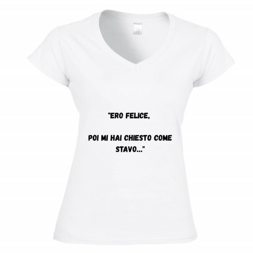 T-Shirt Donna Scollo V