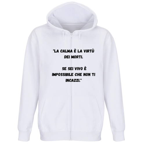 Felpa Premium Cappuccio Zip