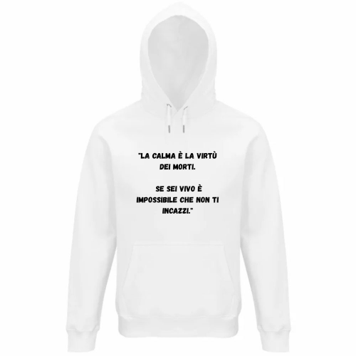 Felpa Organica Unisex Cappuccio