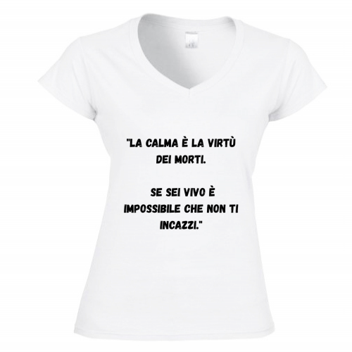T-Shirt Donna Scollo V