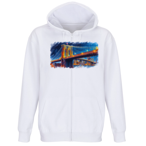 Felpa Premium Cappuccio Zip