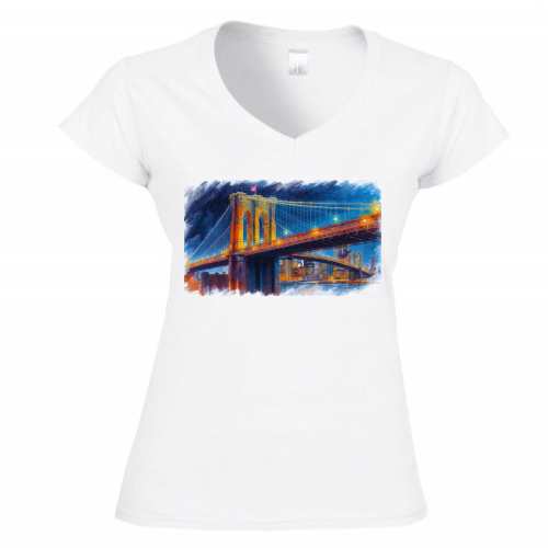 T-Shirt Donna Scollo V