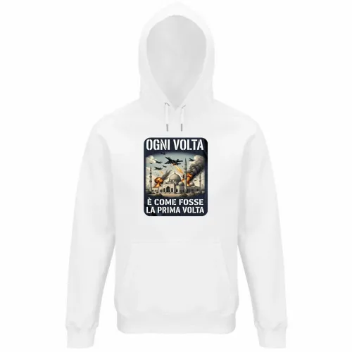 Felpa Organica Unisex Cappuccio