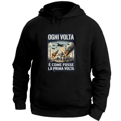 Felpa con Cappuccio Unisex Large