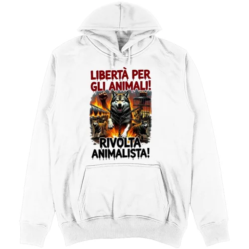 Felpa Unisex con Cappuccio