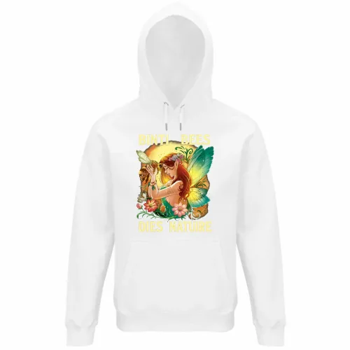 Felpa Organica Unisex Cappuccio