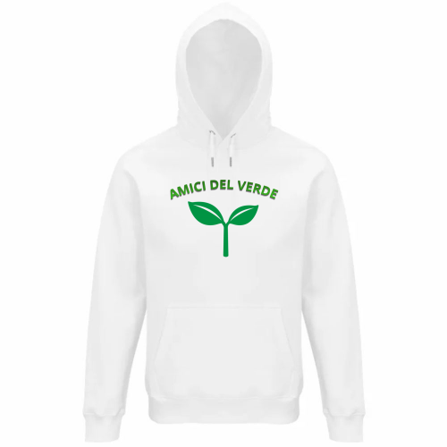 Felpa Organica Unisex Cappuccio