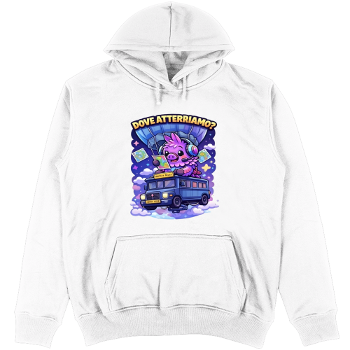 Felpa Unisex con Cappuccio