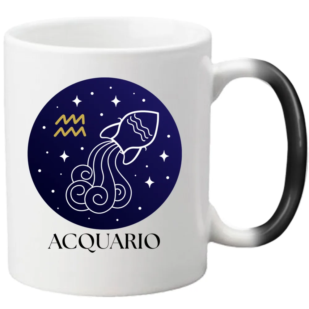 Tazza Acquario - Mug in Ceramica Segno Zodiacale