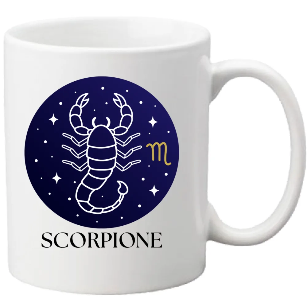 Tazza Scorpione - Mug in Ceramica Segno Zodiacale