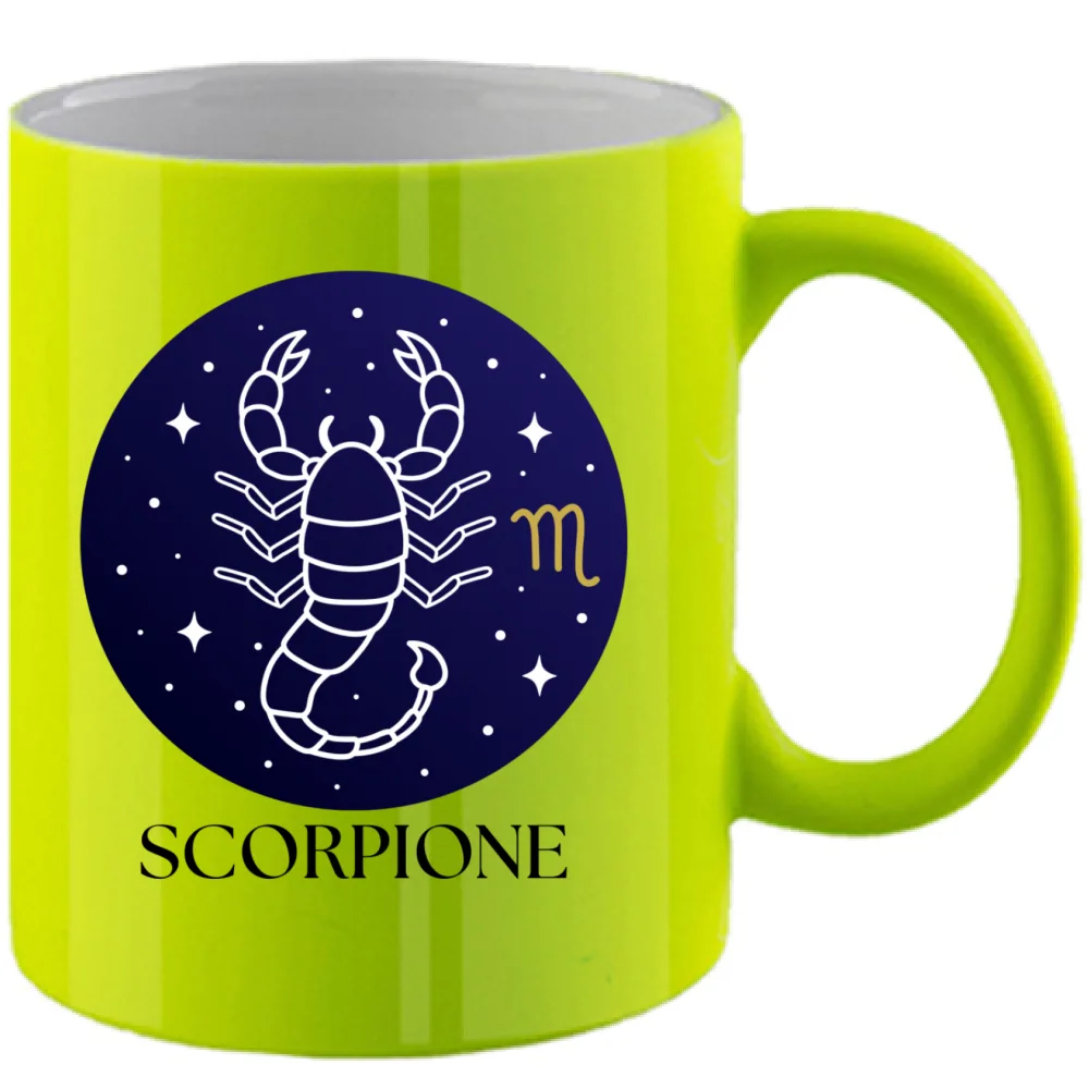 Tazza Scorpione - Mug in Ceramica Segno Zodiacale