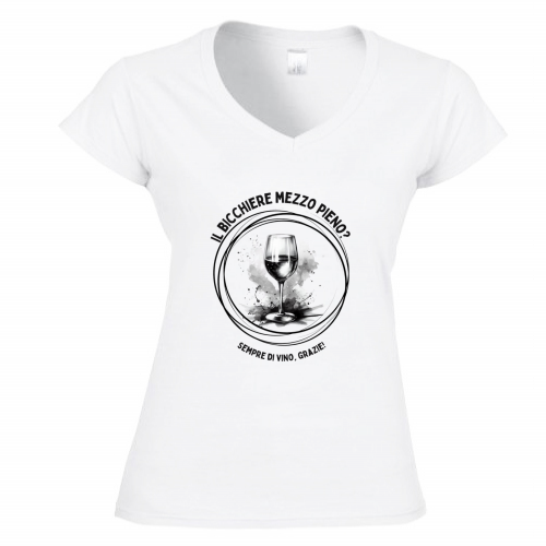 T-Shirt Donna Scollo V