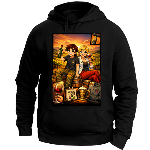Felpa con Cappuccio Unisex Large